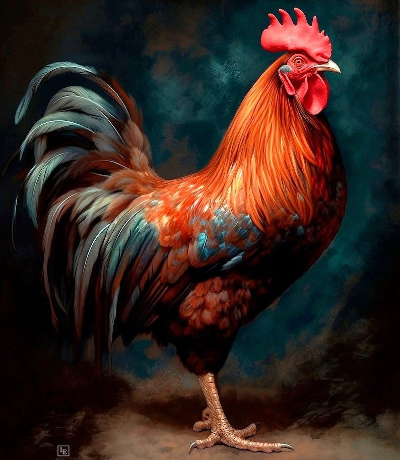 Black Copper Maran Rooster Warp