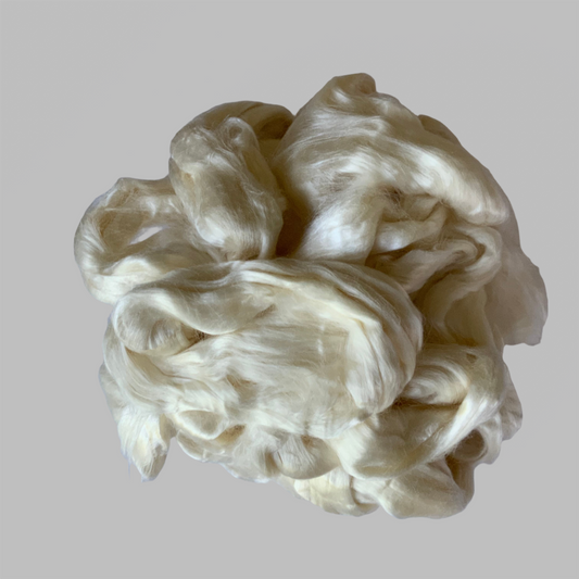 1 OZ Undyed Rescued Rose Fibers