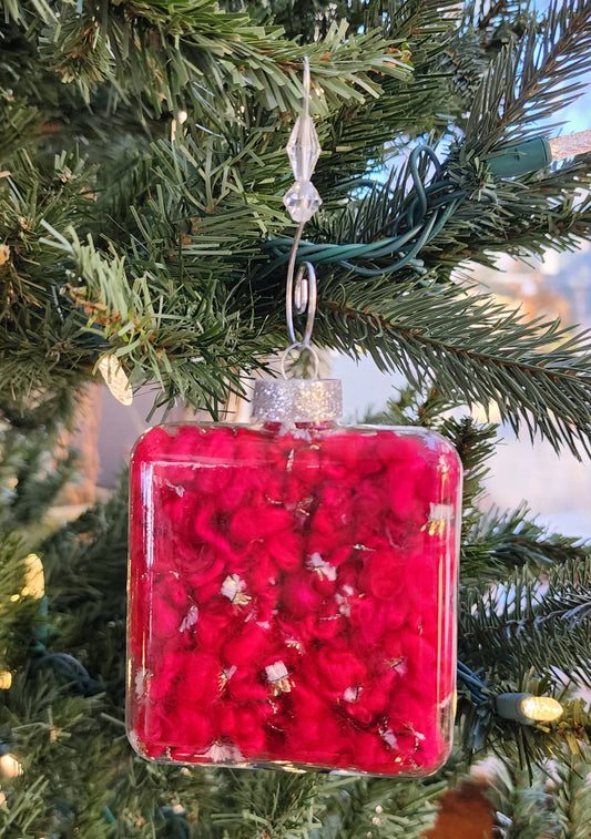 Red and Gold Ornament (Square)